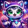 Colorful cartoon style avatar of a smiling, friendly-looking fox in vibrant colors, suitable for profile picture