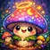 A vibrant, friendly cartoon animal avatar with diverse colors and a cheerful expression, suitable as a profile picture.